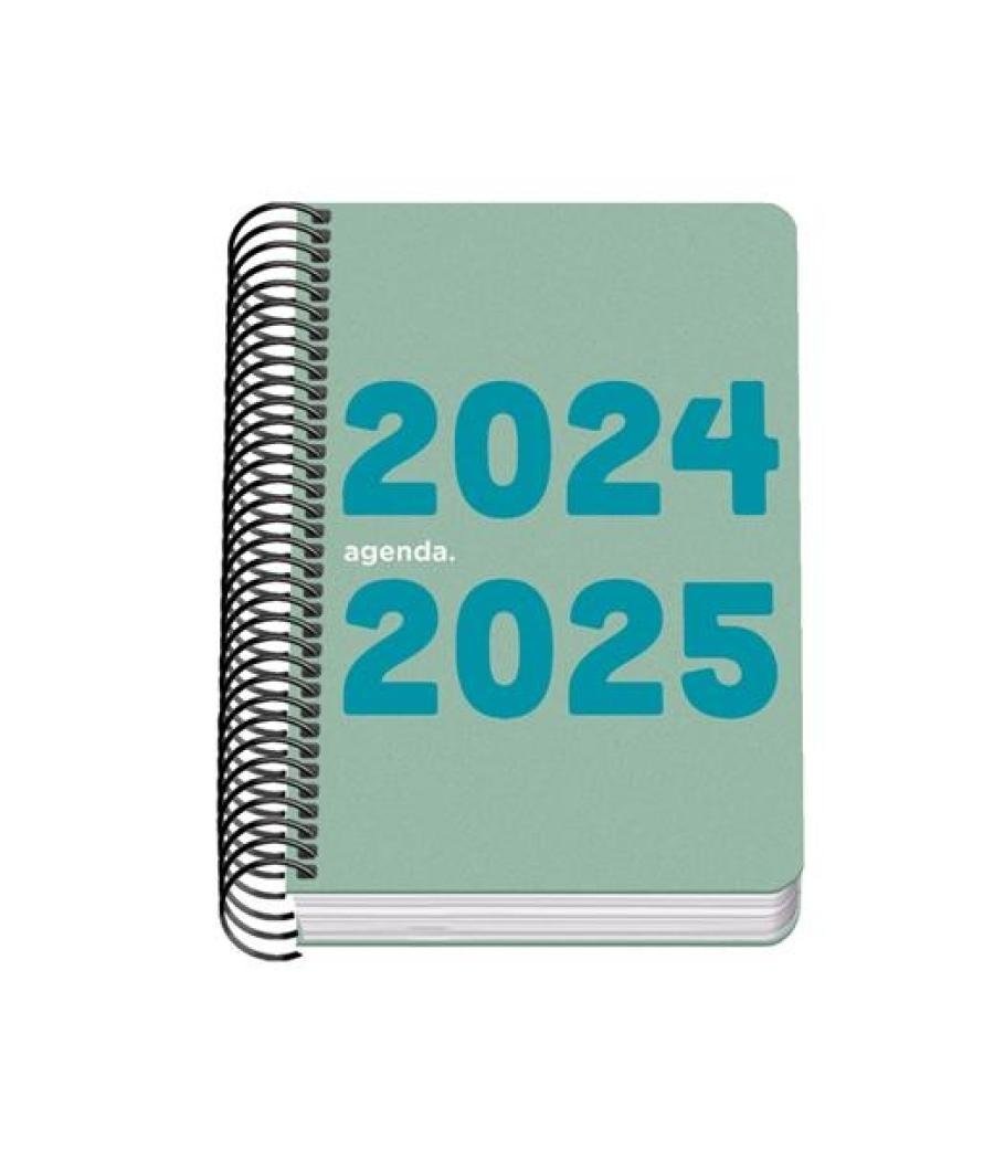 Dohe agenda escolar a6 espiral dp memory basic cubierta pp verde 2024-2025