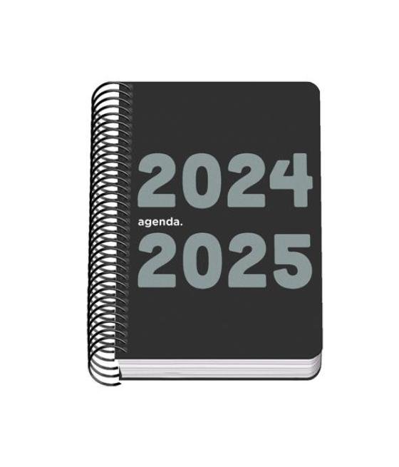 Dohe agenda escolar a6 espiral dp memory basic cubierta pp negro 2024-2025