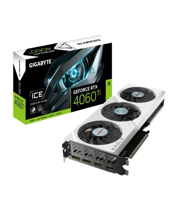 Tarjeta gráfica gigabyte geforce rtx 4060 ti eagle oc ice 8g/ 8gb gddr6