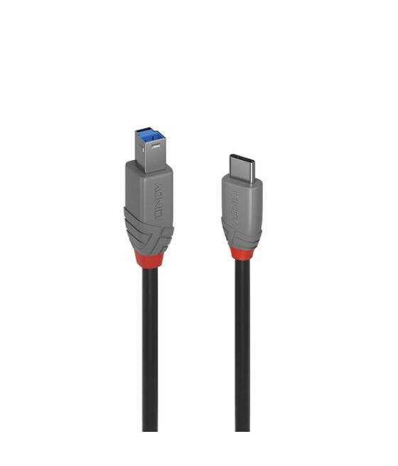 Lindy 36666 cable USB 1 m USB 3.2 Gen 1 (3.1 Gen 1) USB C USB B Negro