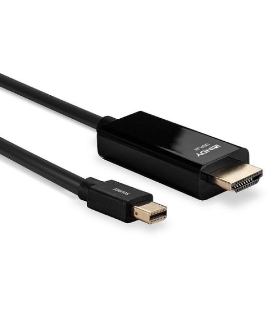 Lindy 36926 adaptador de cable de vídeo 1 m HDMI tipo A (Estándar) Mini DisplayPort Negro