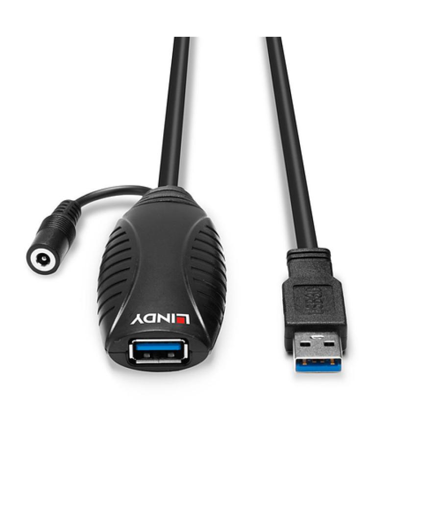 Lindy 43156 cable USB 10 m USB 3.2 Gen 1 (3.1 Gen 1) USB A Negro