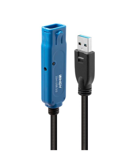 Lindy 43229 cable USB 15 m USB 3.2 Gen 1 (3.1 Gen 1) USB A Negro