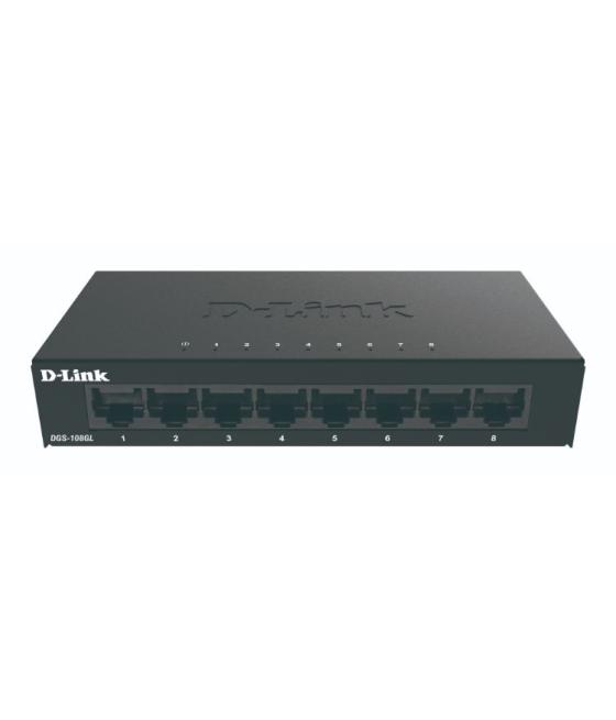 D-link switch 8 puertos 10/100/1gbit metalico