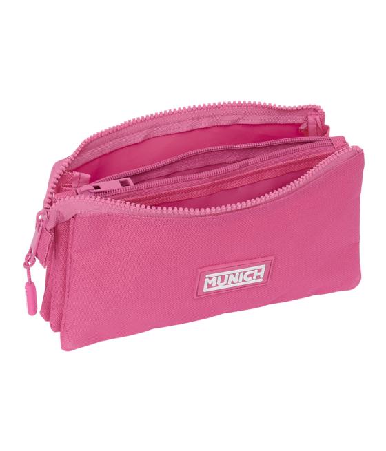 Bolso escolar portatodo safta triple munich basics girl 120x220x30 mm