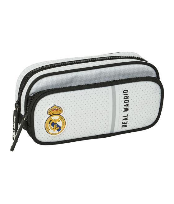 Bolso escolar portatodo safta con bolsillo real madrid 1 equipacion 24/25 105x210x60 mm