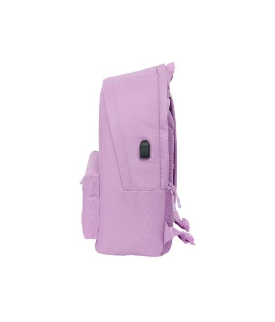 Mochila safta doble para portatil 15,6\" + usb munich basics girl 440x310x180 mm