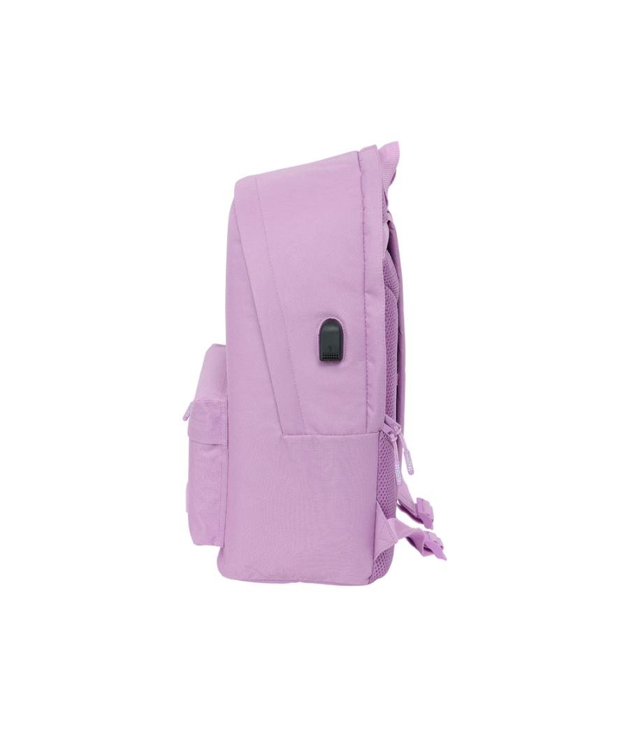 Mochila safta doble para portatil 15,6\" + usb munich basics girl 440x310x180 mm
