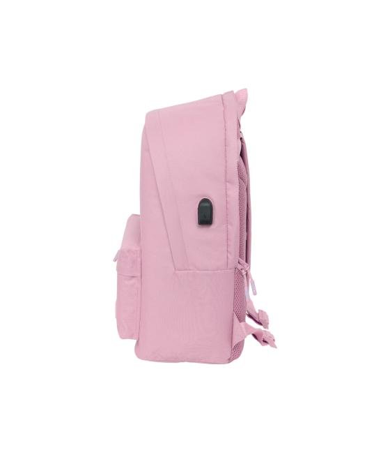 Mochila safta doble para portatil 15,6\" + usb munich basics girl 440x310x180 mm