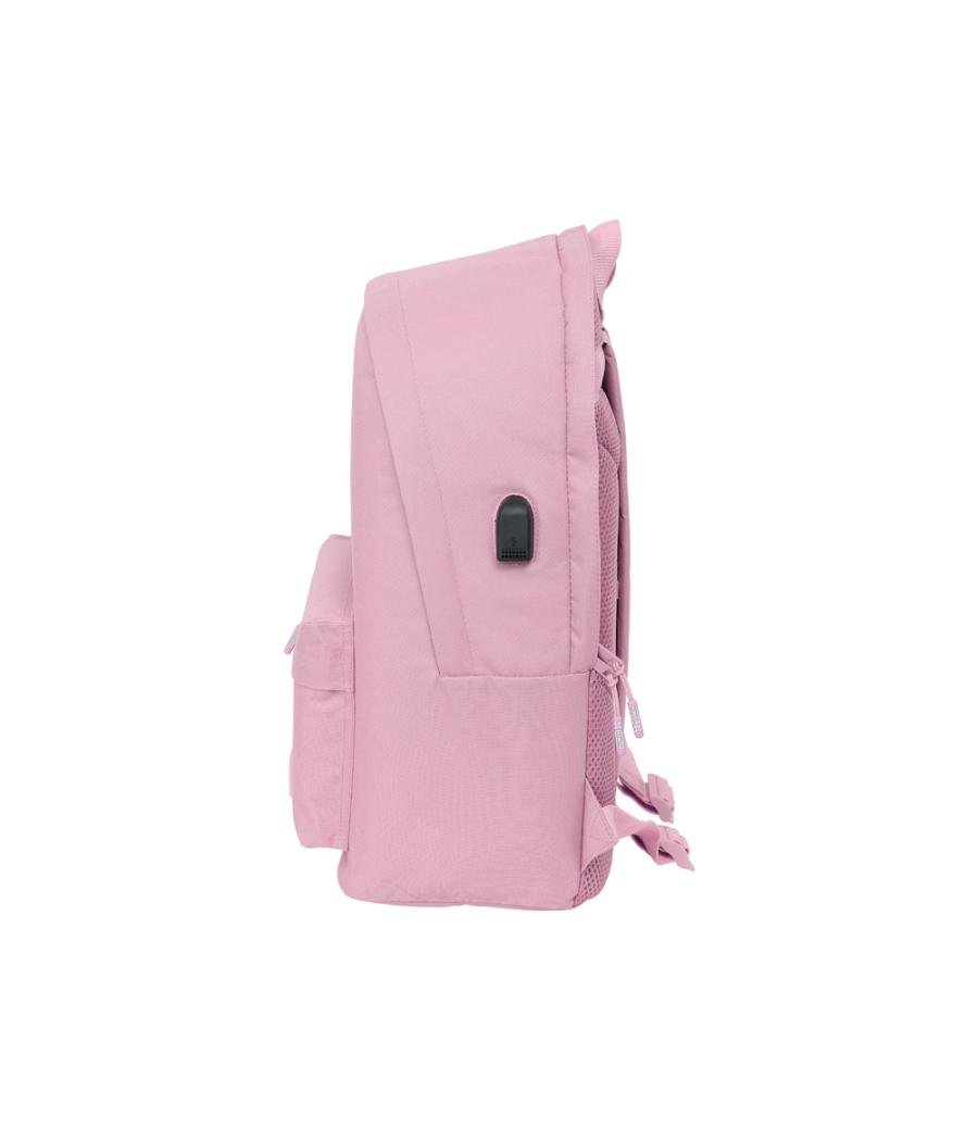 Mochila safta doble para portatil 15,6\" + usb munich basics girl 440x310x180 mm