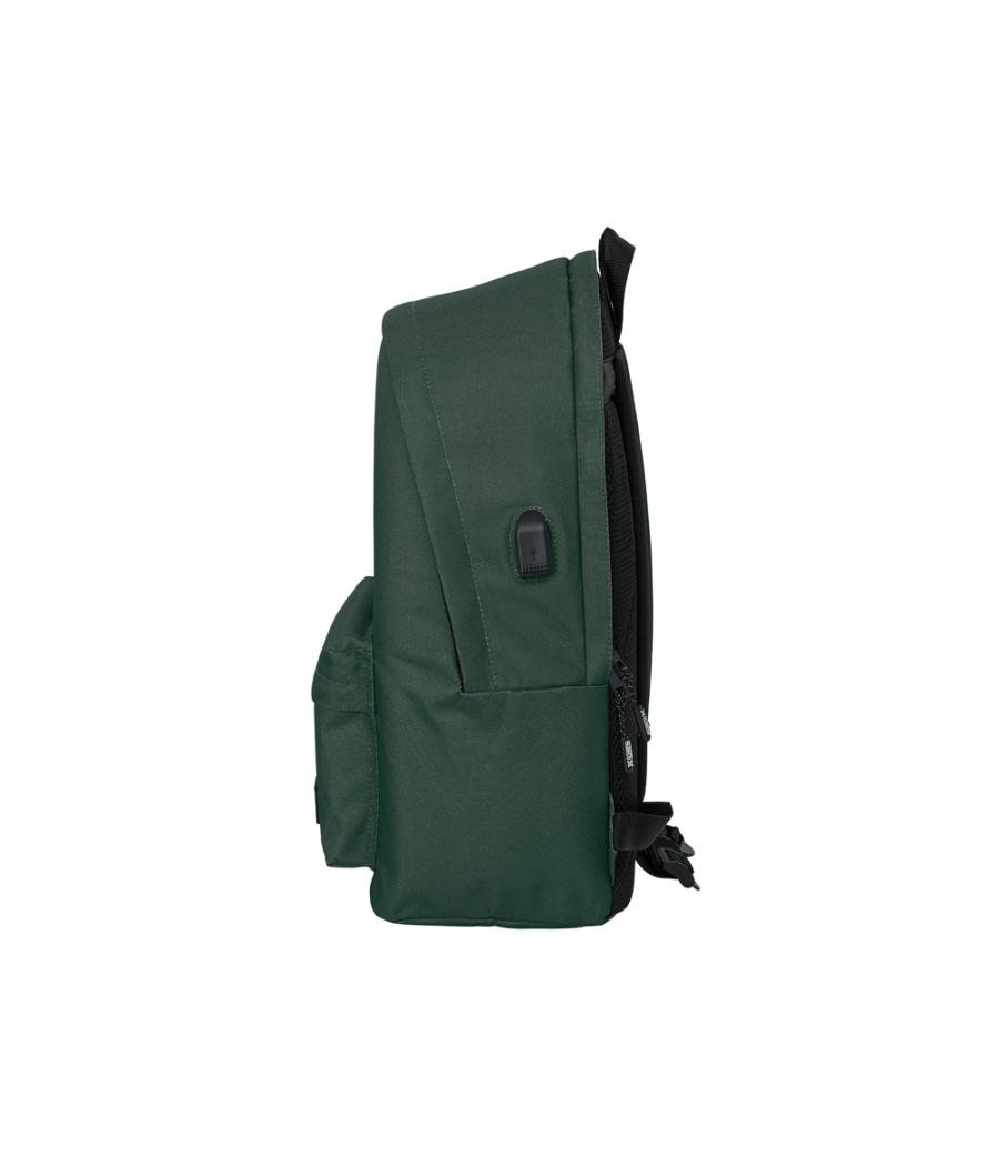 Mochila safta doble para portatil 15,6\" + usb munich basics boy 440x310x180 mm