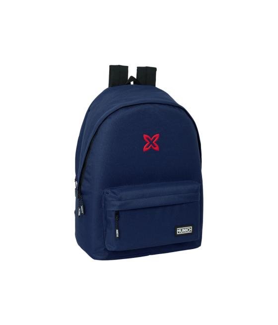 Mochila safta doble para portatil 15,6\" + usb munich basics boy 440x310x180 mm