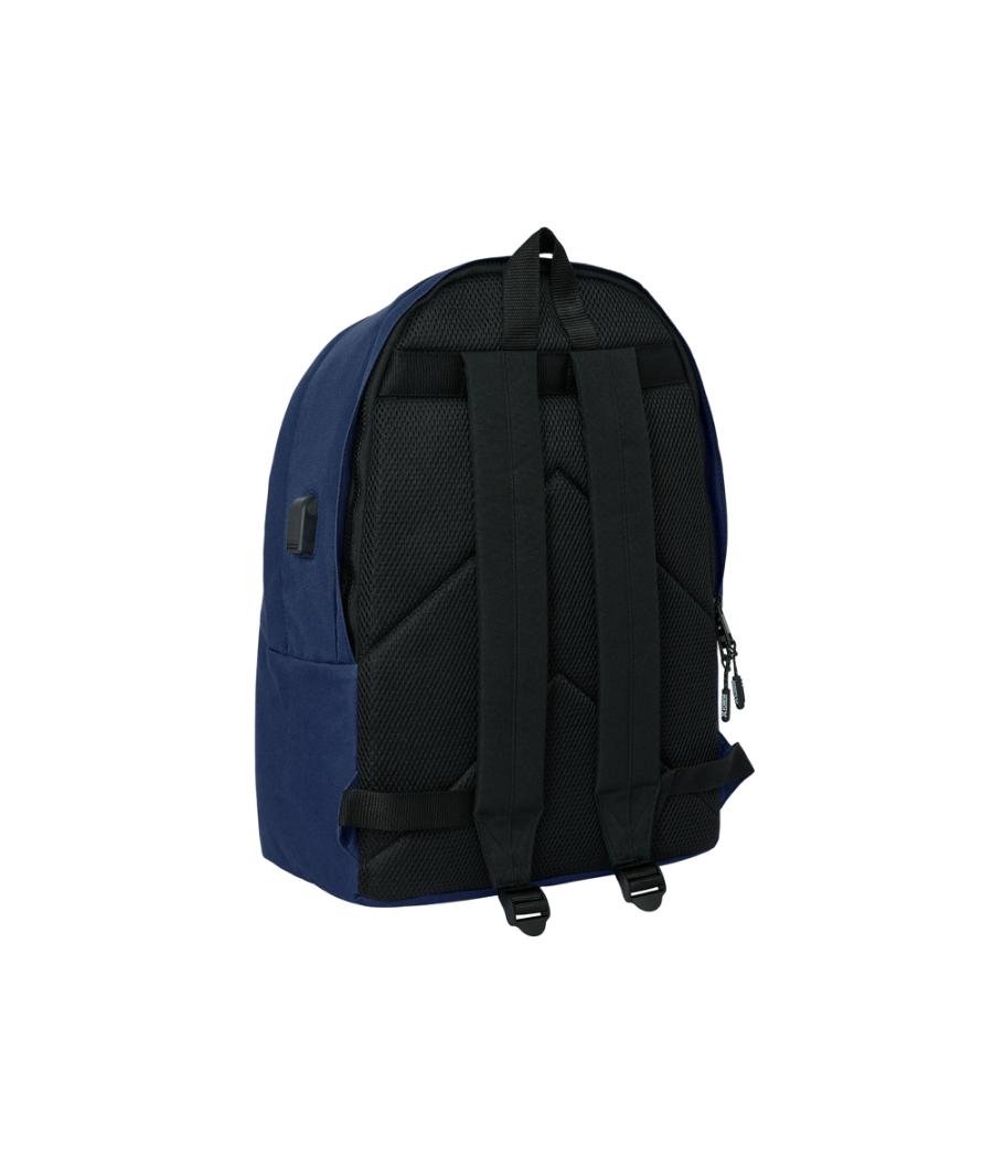 Mochila safta doble para portatil 15,6\" + usb munich basics boy 440x310x180 mm