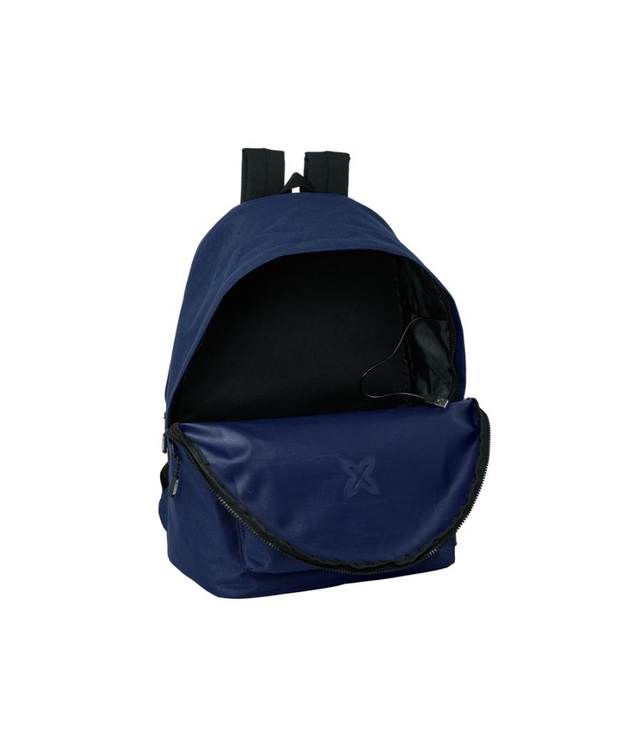 Mochila safta doble para portatil 15,6\" + usb munich basics boy 440x310x180 mm