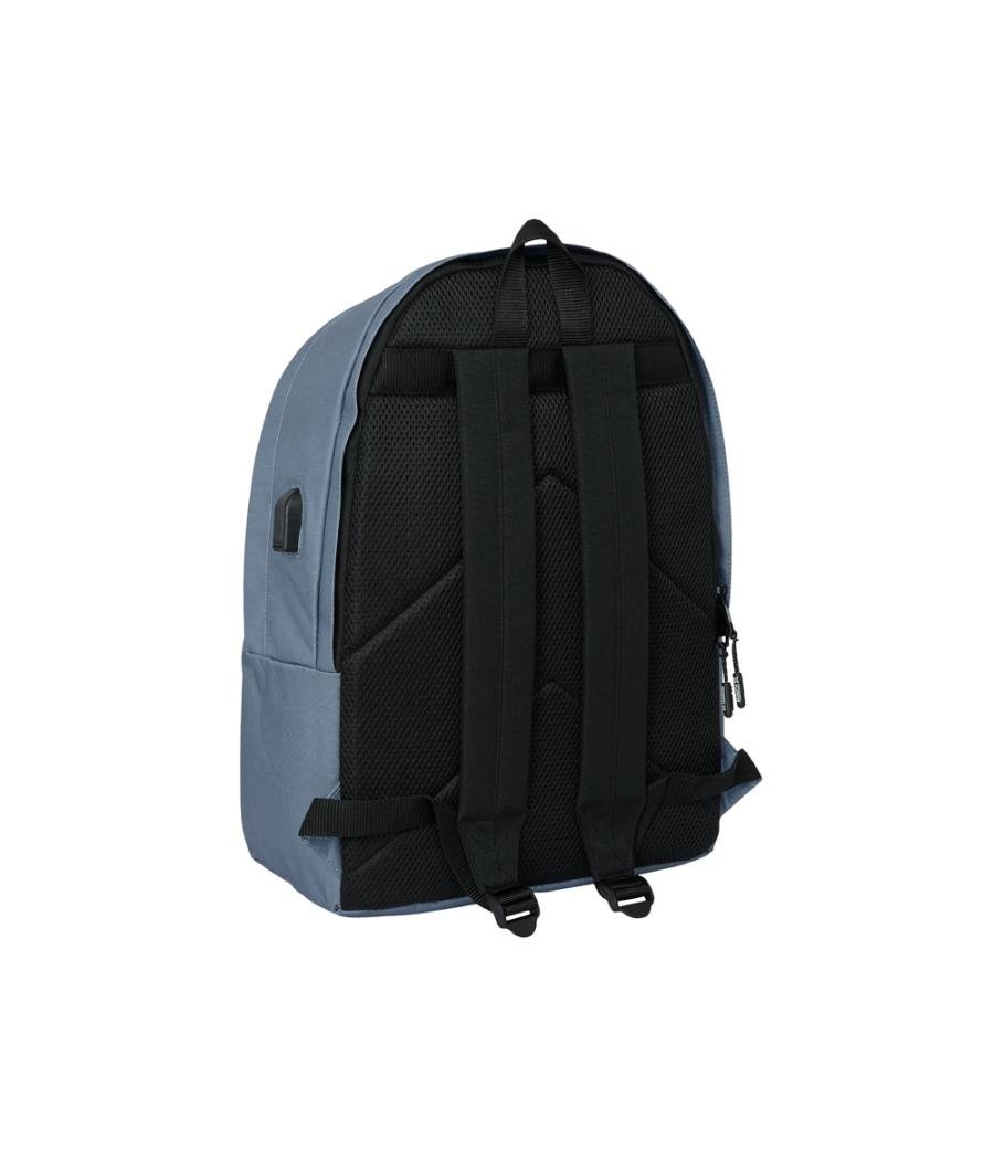 Mochila safta doble para portatil 15,6\" + usb munich basics boy 440x310x180 mm