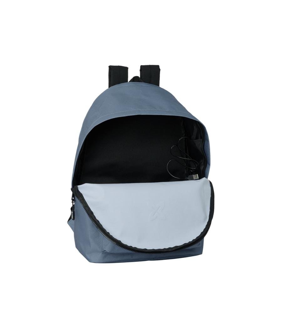 Mochila safta doble para portatil 15,6\" + usb munich basics boy 440x310x180 mm