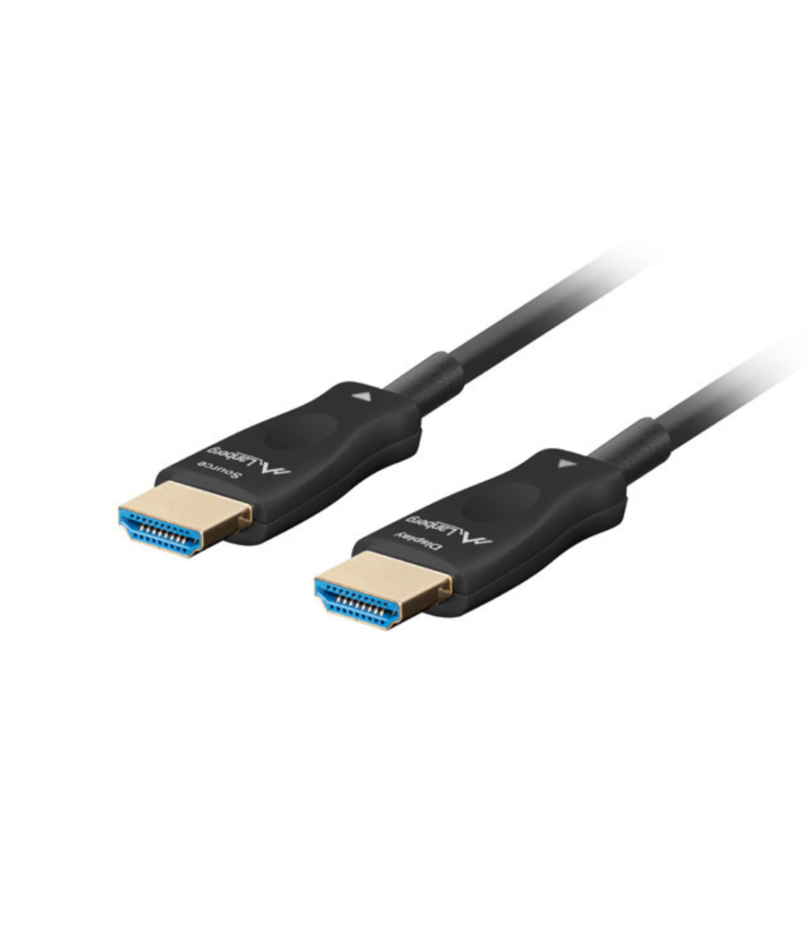 Cable hdmi aoc lanberg v2.1 m/m optico activo 8k60hz 80m negro