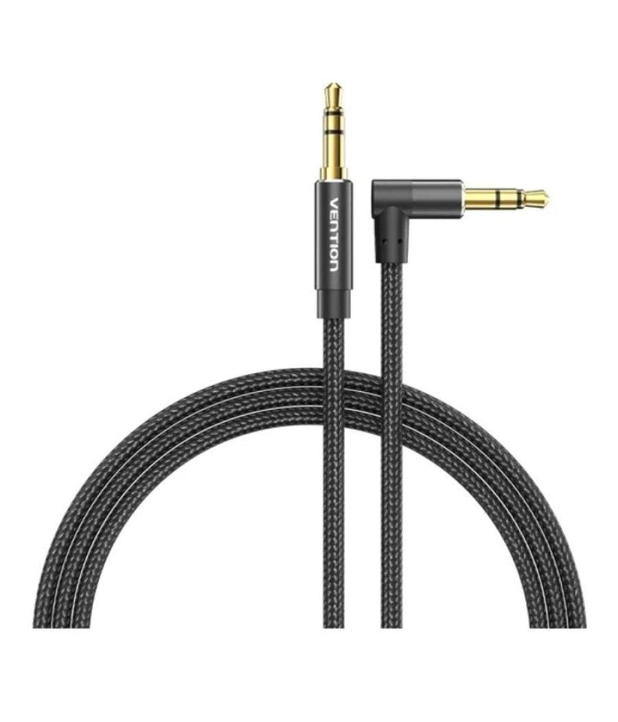 Cable audio vention bazbh/ jack 3.5 macho - jack 3.5 macho/ 2m/ negro