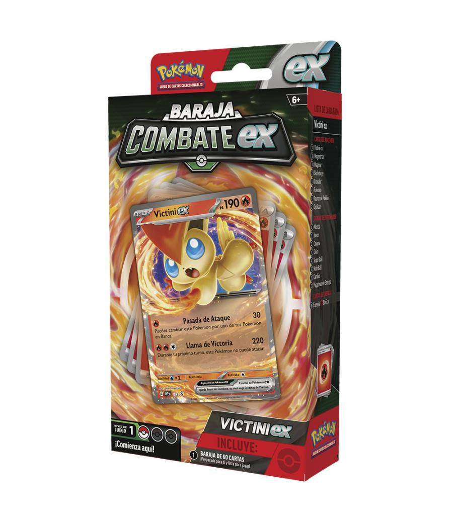 Juego de cartas pokemon tcg july ex battle deck miraidon & victini 1 unidad aleatoria