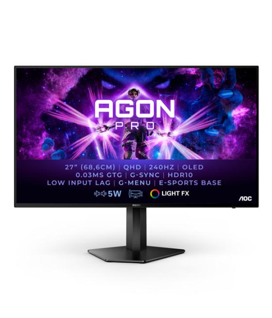 AOC AG276QZD pantalla para PC 67,3 cm (26.5") 2560 x 1440 Pixeles Quad HD OLED Negro