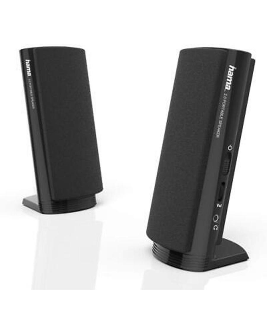 Altavoces pc hama e 80 negro