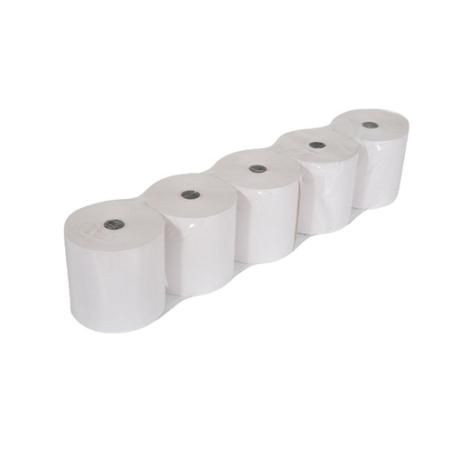 iggual Pack 5 rollos papel térmico sin BPA 80X80mm - Imagen 1