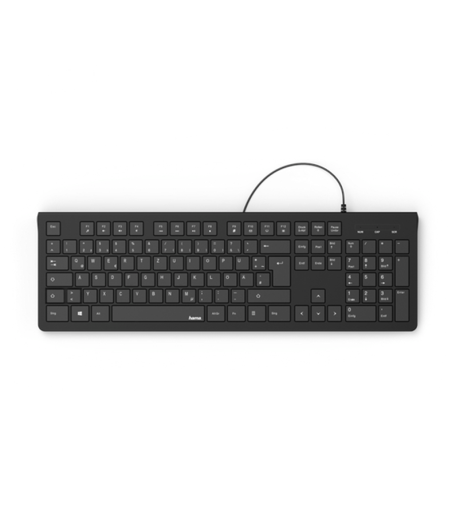 Teclado hama kc - 200 usb tipo a negro