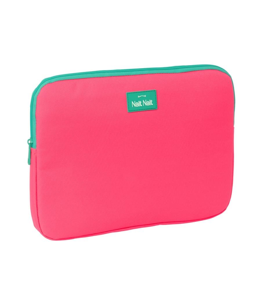 Funda para portatil 14'' safta nait nait rosa flúor 250x340x20 mm