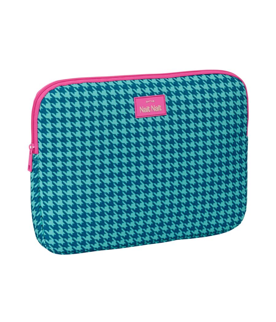 Funda para portatil 14'' safta nait nait pata de gallo verde 250x340x20 mm