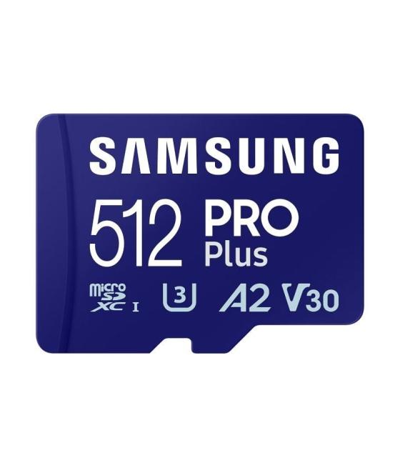 Tarjeta de memoria samsung pro plus 2023 512gb microsd xc/ clase 10/ 180mbs