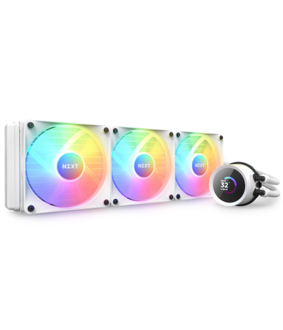 Nzxt kraken 360 rgb procesador sistema de refrigeración líquida todo en uno 12 cm blanco 1 pieza(s)