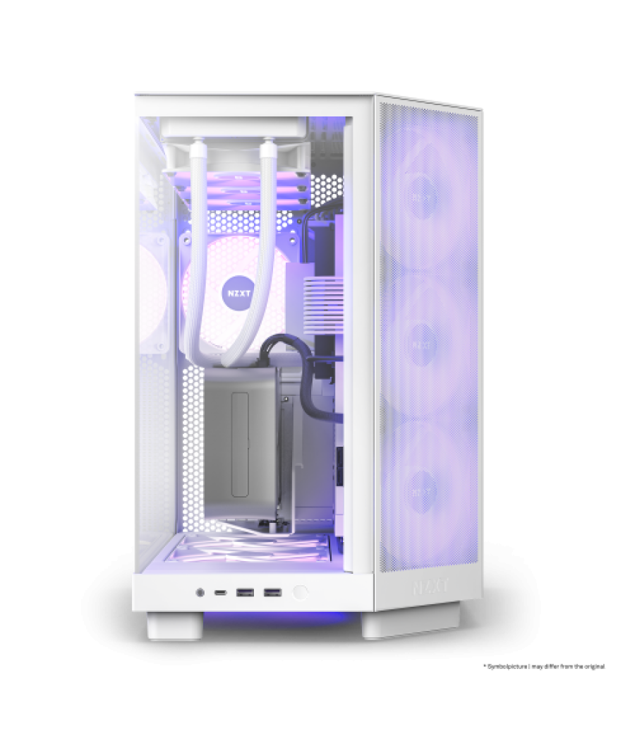 Nzxt h6 air flow midi tower blanco