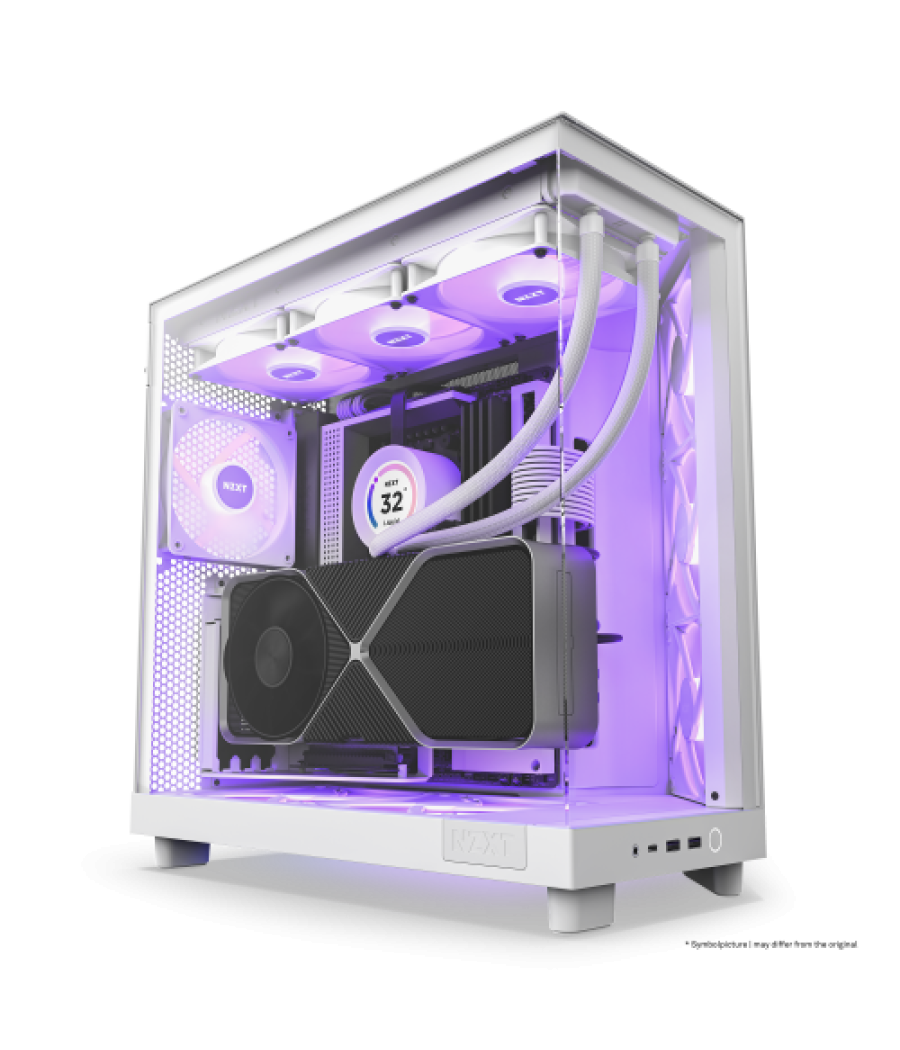 Nzxt h6 air flow midi tower blanco