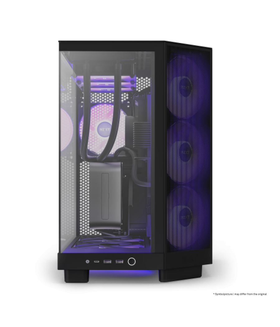 Nzxt h6 air flow midi tower negro