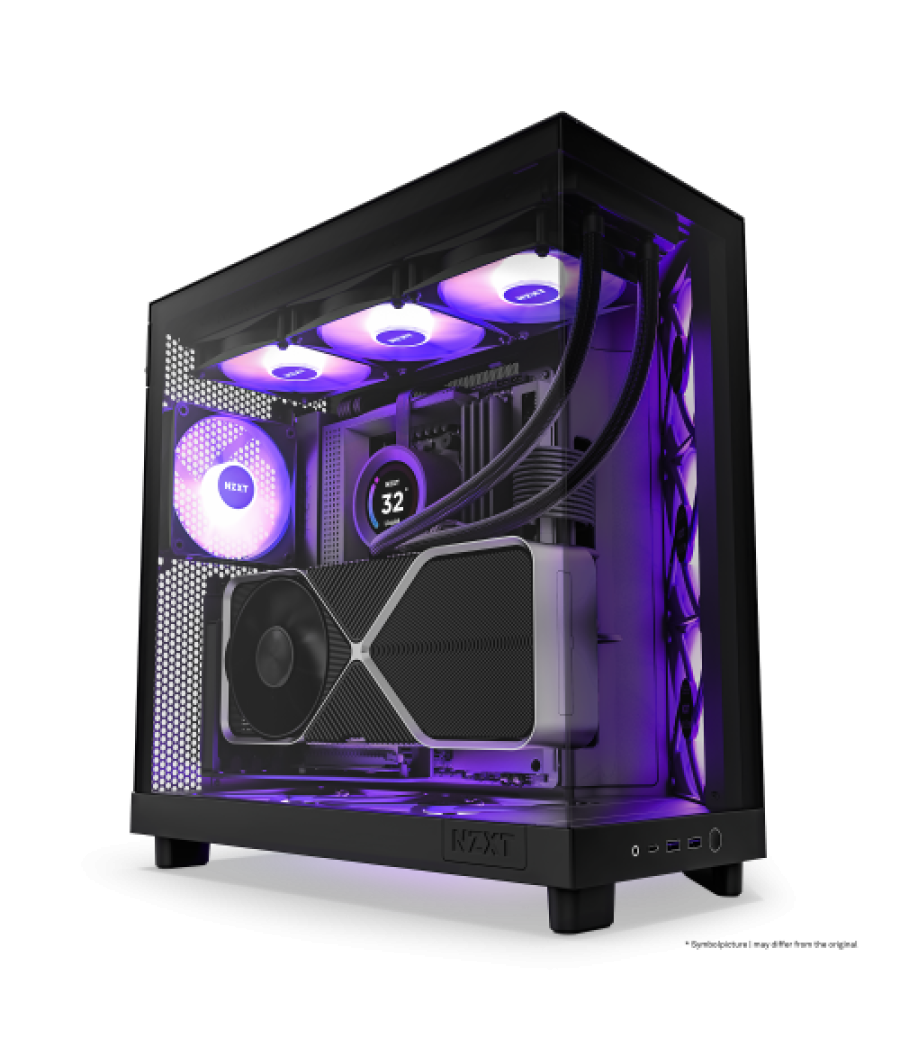 Nzxt h6 air flow midi tower negro