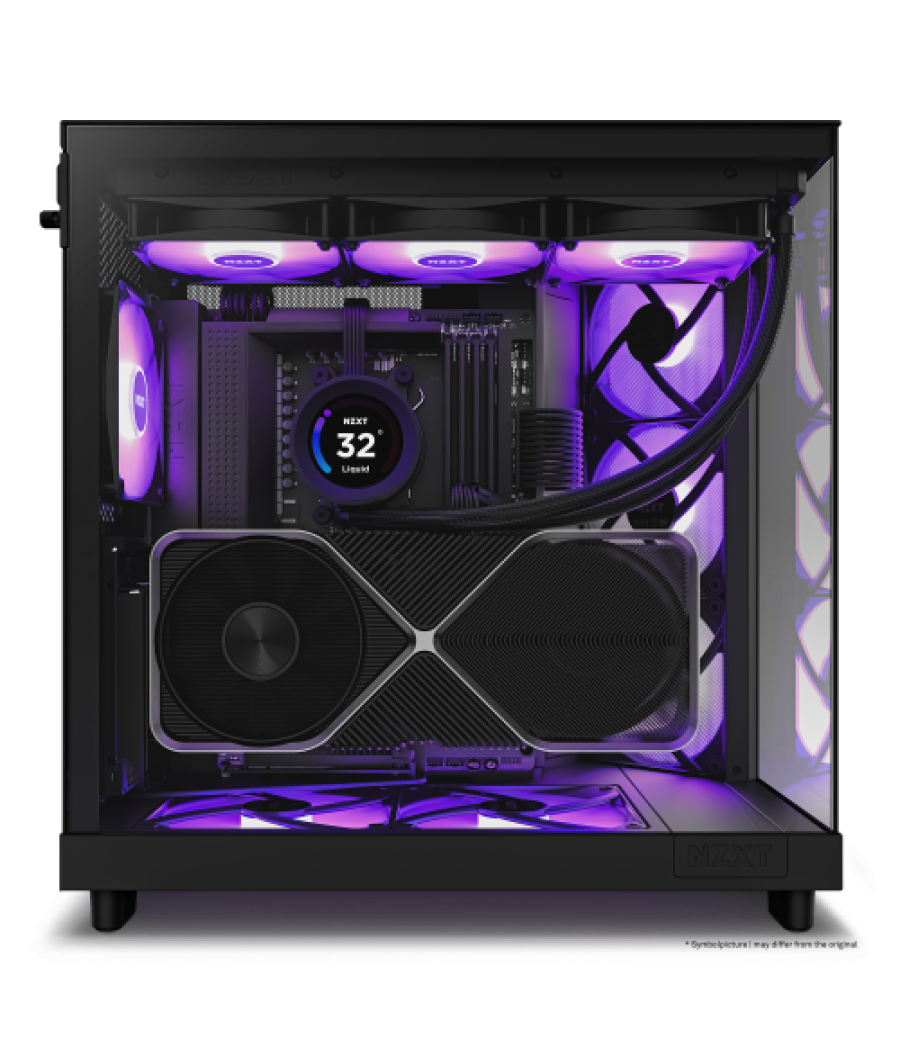 Nzxt h6 air flow midi tower negro