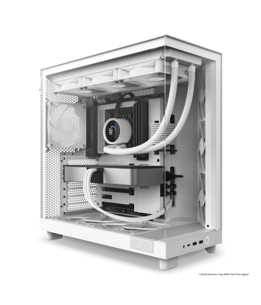 Nzxt h6 air flow midi tower blanco