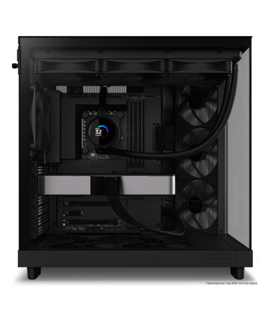 Nzxt h6 air flow midi tower negro