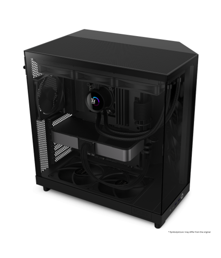 Nzxt h6 air flow midi tower negro