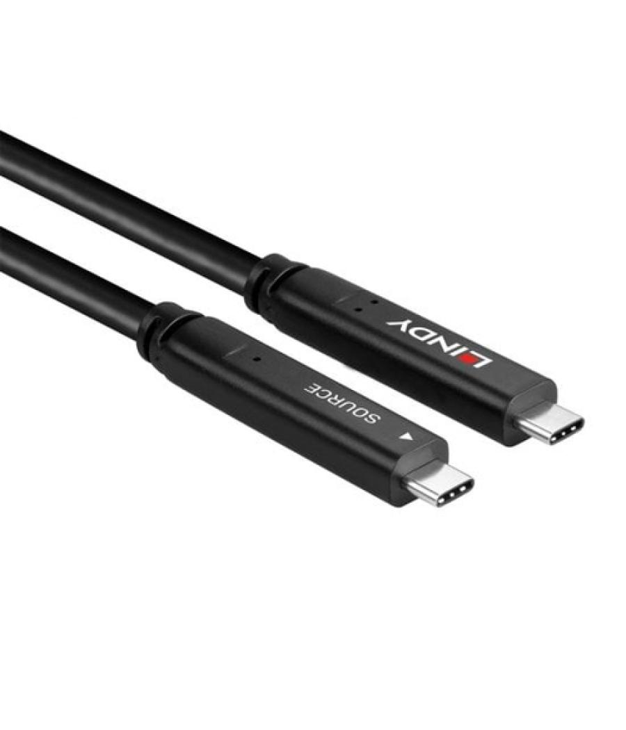 Lindy 43333 cable USB 10 m USB 3.2 Gen 1 (3.1 Gen 1) USB C Negro