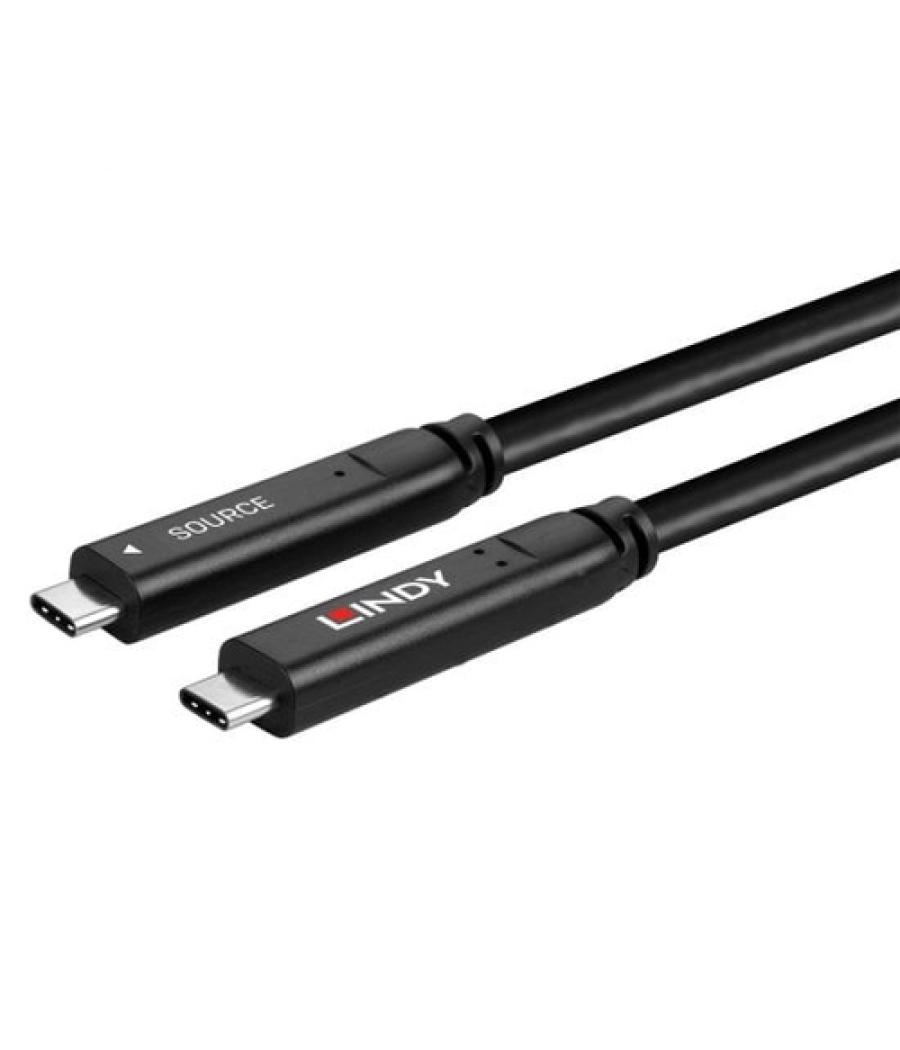 Lindy 43333 cable USB 10 m USB 3.2 Gen 1 (3.1 Gen 1) USB C Negro