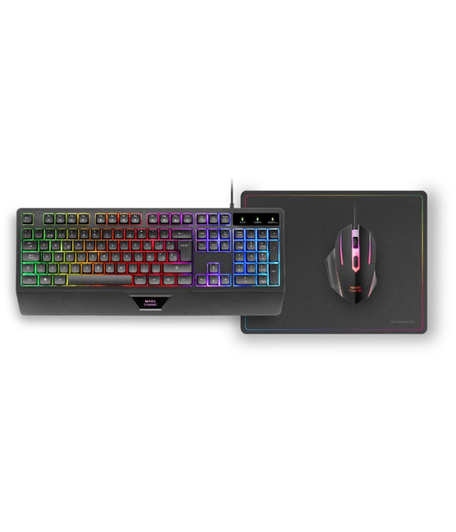 Kit combo pack 3en1 rgb mcp124 mars gaming