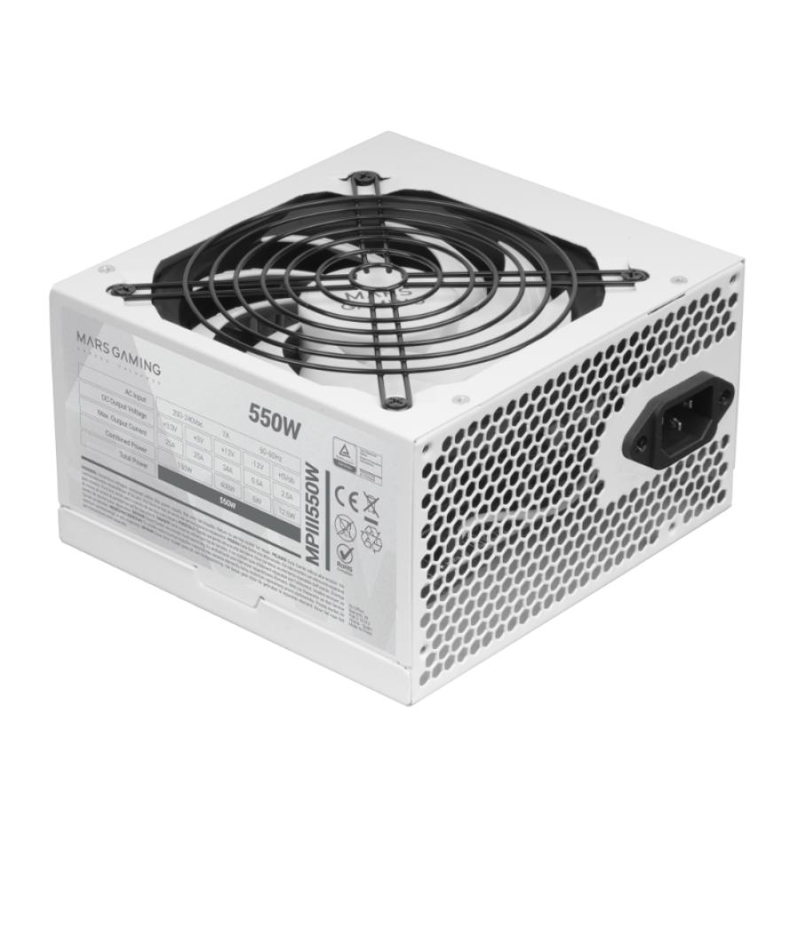 Fuente alim. 550w 85% ef blanco mars gaming