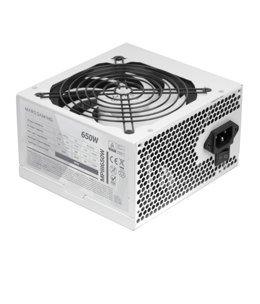 Fuente alim. 650w 85% ef blanco mars gaming