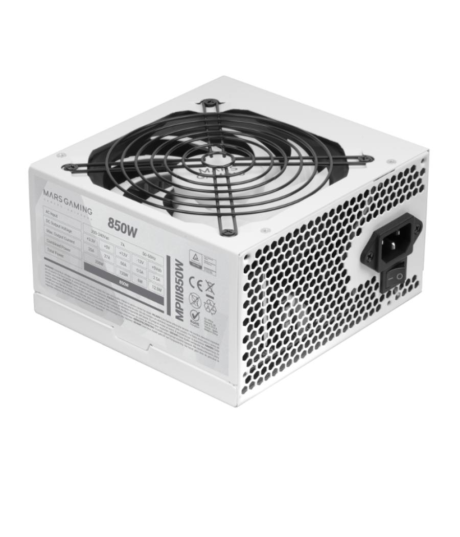 Fuente alim. 850w 85% ef blanco mars gaming