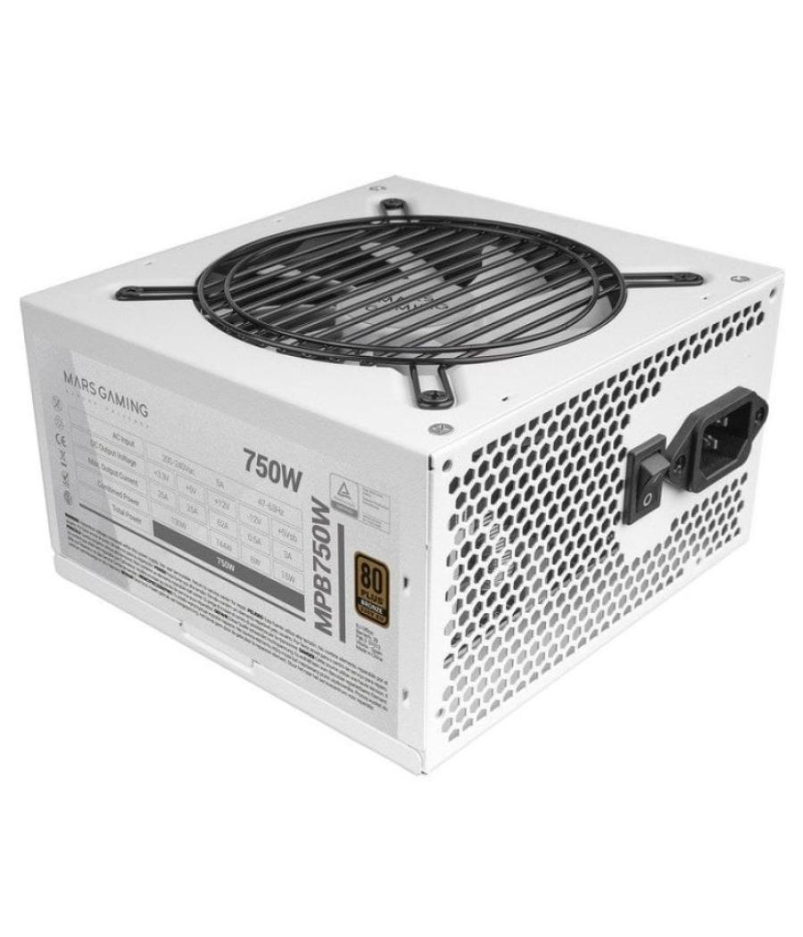 Fuente alim. 750w 80+ blanco mars gaming