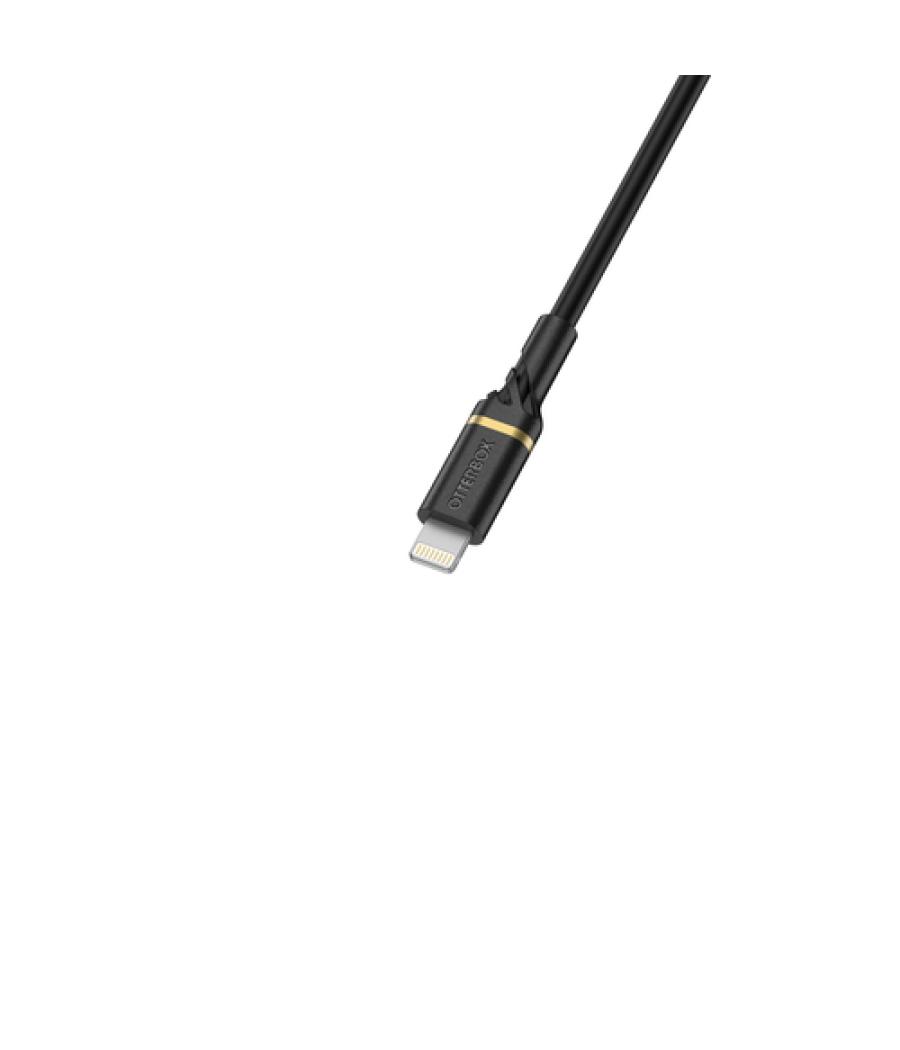 OtterBox Cable USB C-Lightning 1M USB-PD, negro