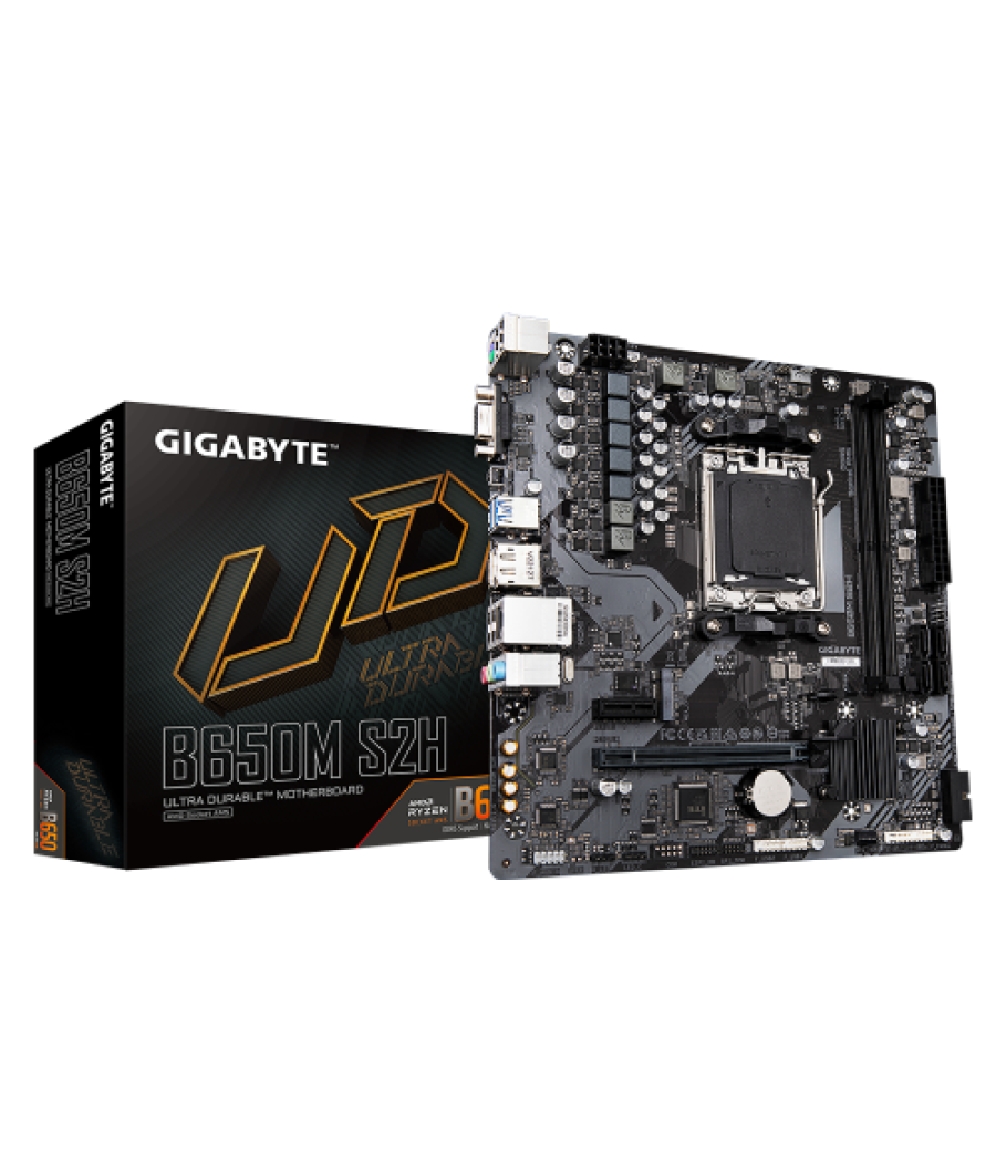 Gigabyte b650m s2h placa base amd b650 zócalo am5 micro atx