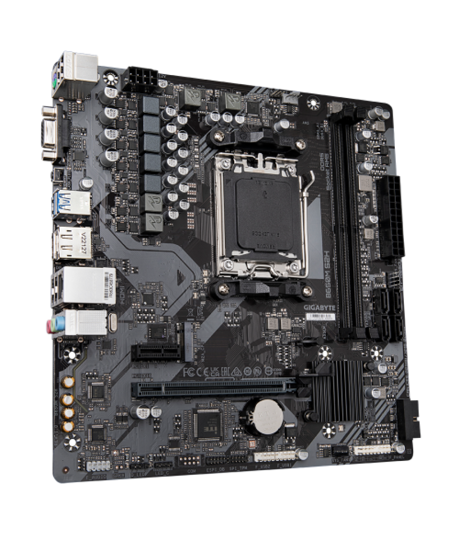 Gigabyte b650m s2h placa base amd b650 zócalo am5 micro atx