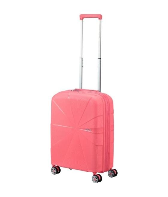 Maleta de cabina american tourister starvibe spinner 55cm/ 55x40x20cm/ 4 ruedas/ coral